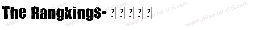 The Rangkings字体转换